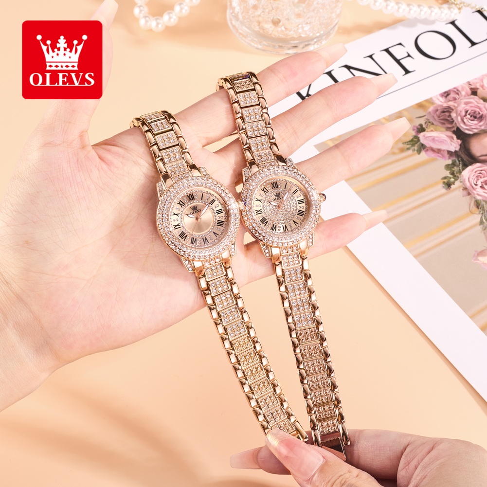 Luxury Watch Diamond - OLEVS Jam Tangan Wanita Mewah Model