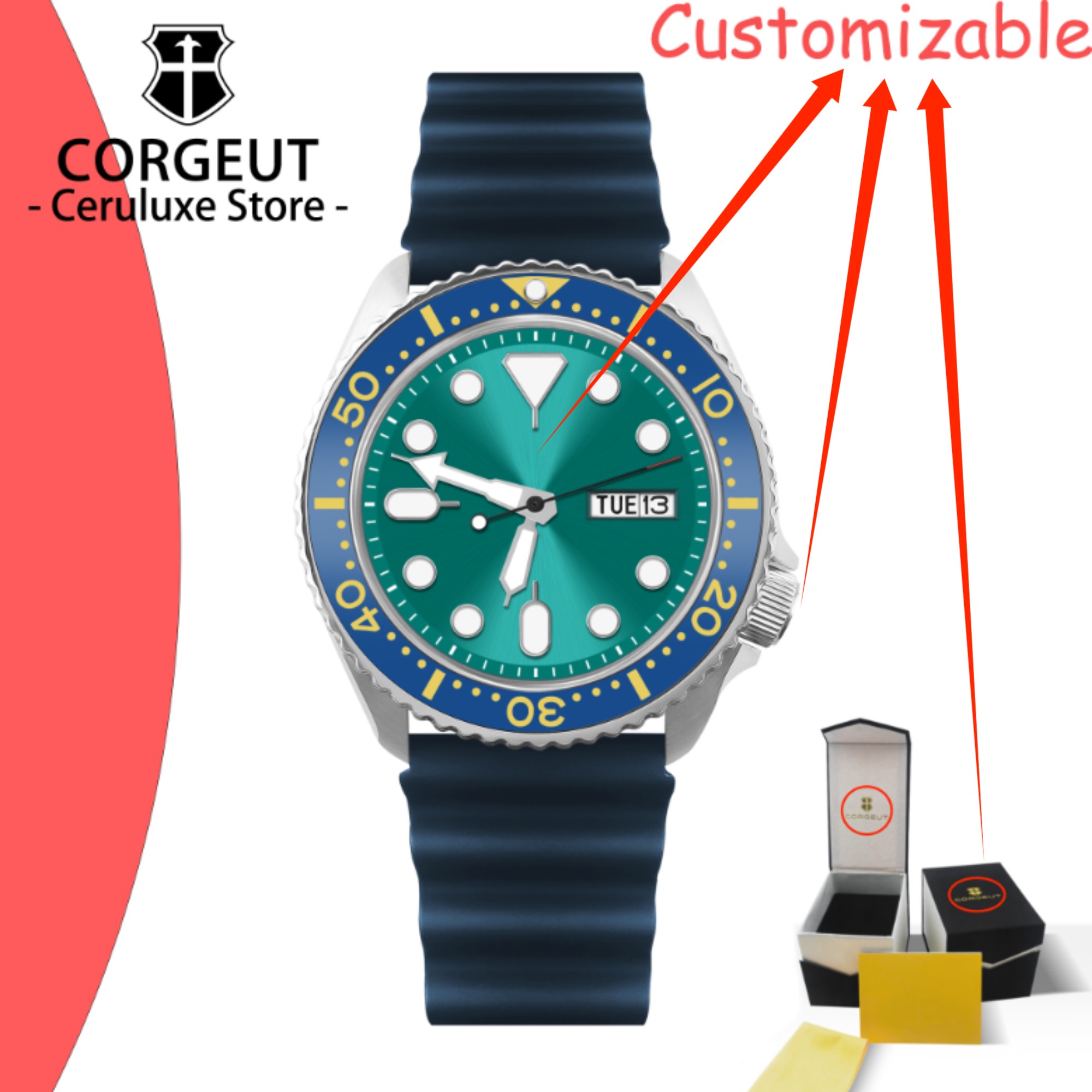 Luxury Watch Logos - Jam Tangan Pria Mekanik CUSTOM Logo