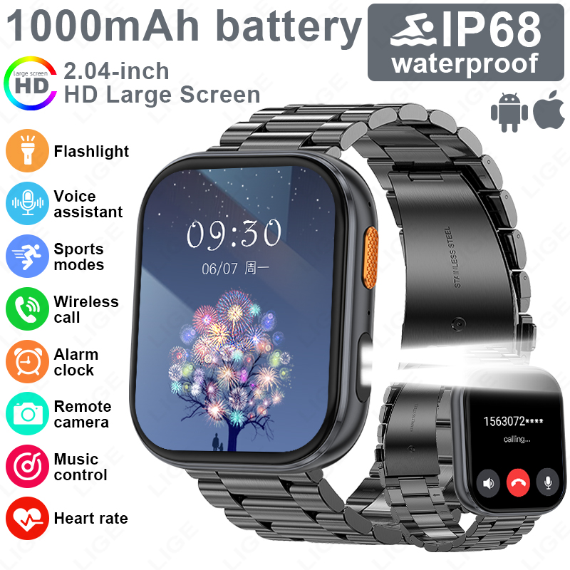 Luxury Watch On Wrist - Jam Tangan Pintar LIGE New Military