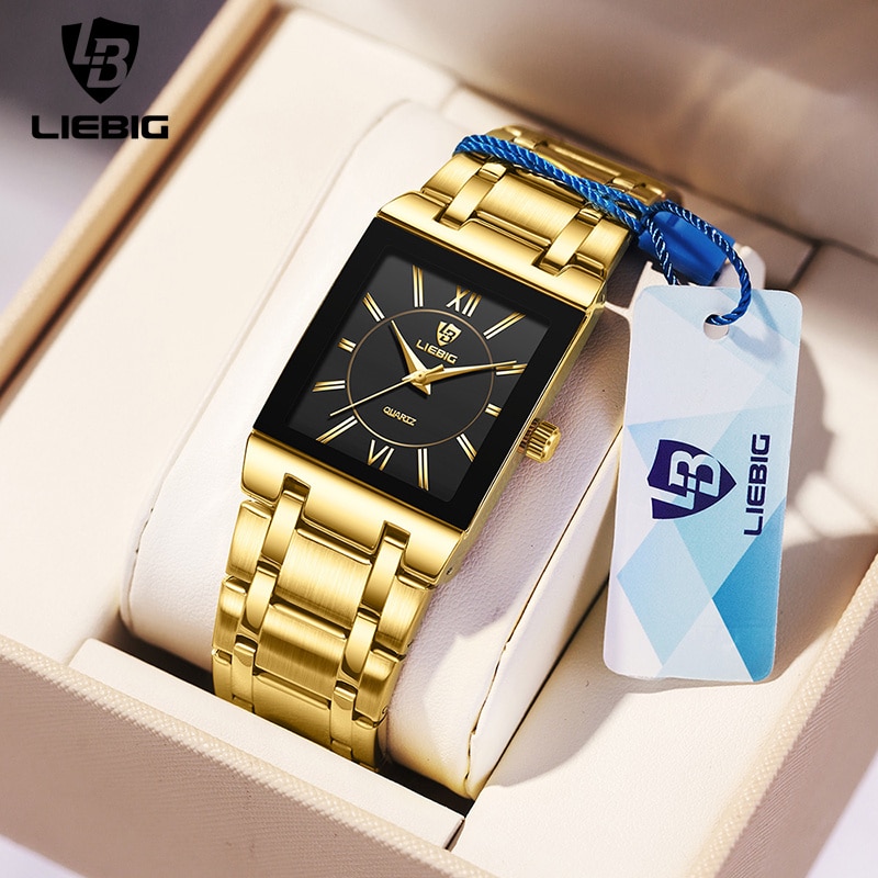 Luxury Watch Uk - LiEBIG Jam Tangan Kuarsa Emas Mewah