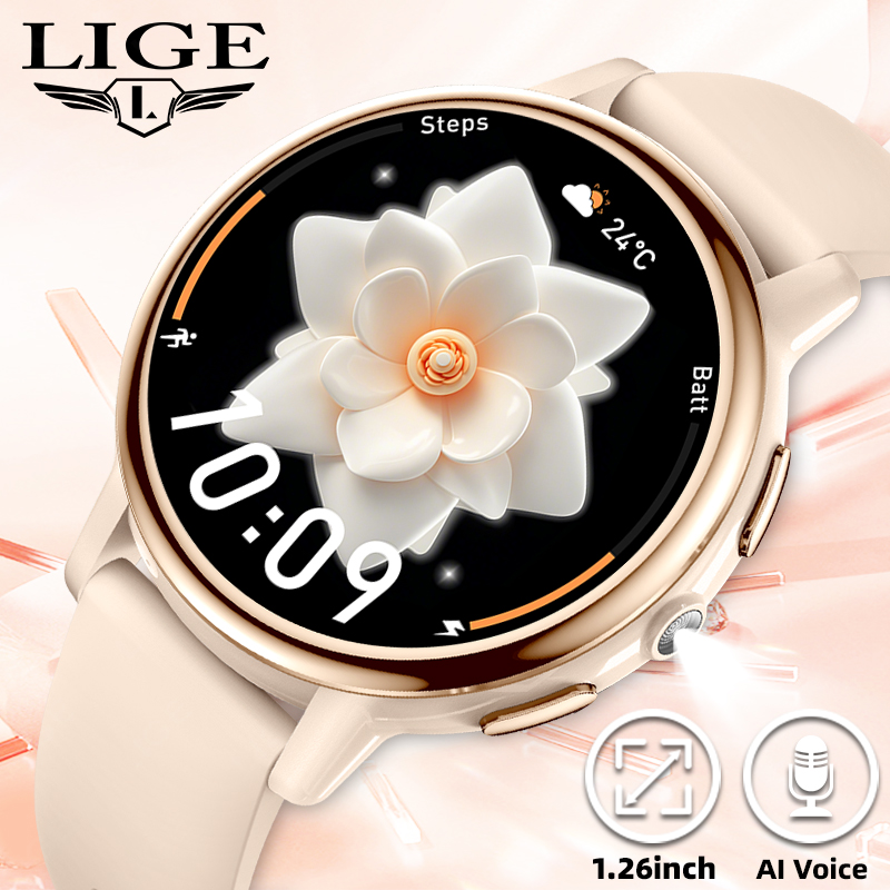 Luxury Watch On Wrist - 2026 LIGE Jam Tangan Pintar Wanita