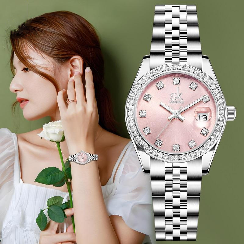 Luxury Watch Diamond - UTHAI CQ484 Jam Tangan Wanita Modis,