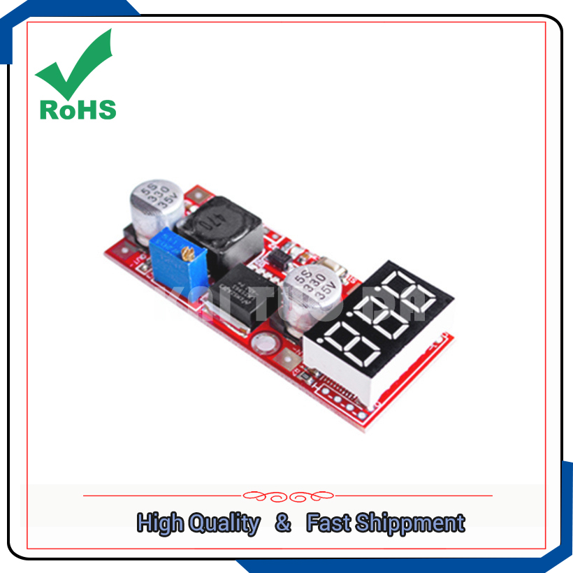 Regulator Display Watch - Jam tangan pengukur tegangan DC-DC modul