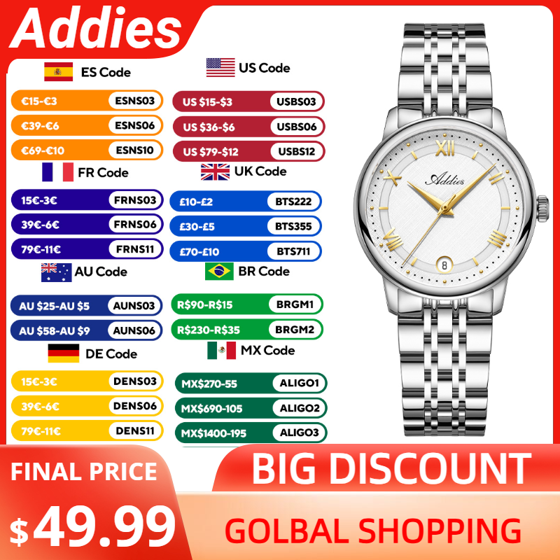Luxury Women'S Watch - Addies Jam Tangan Wanita Mewah Baru