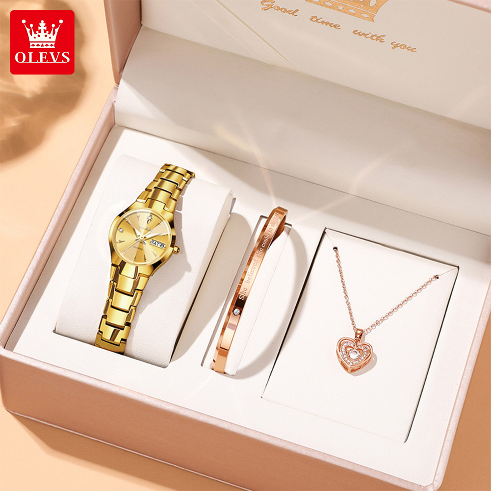 Luxury Women'S Watch - OLEVS Jam Tangan Wanita 8697 Jam
