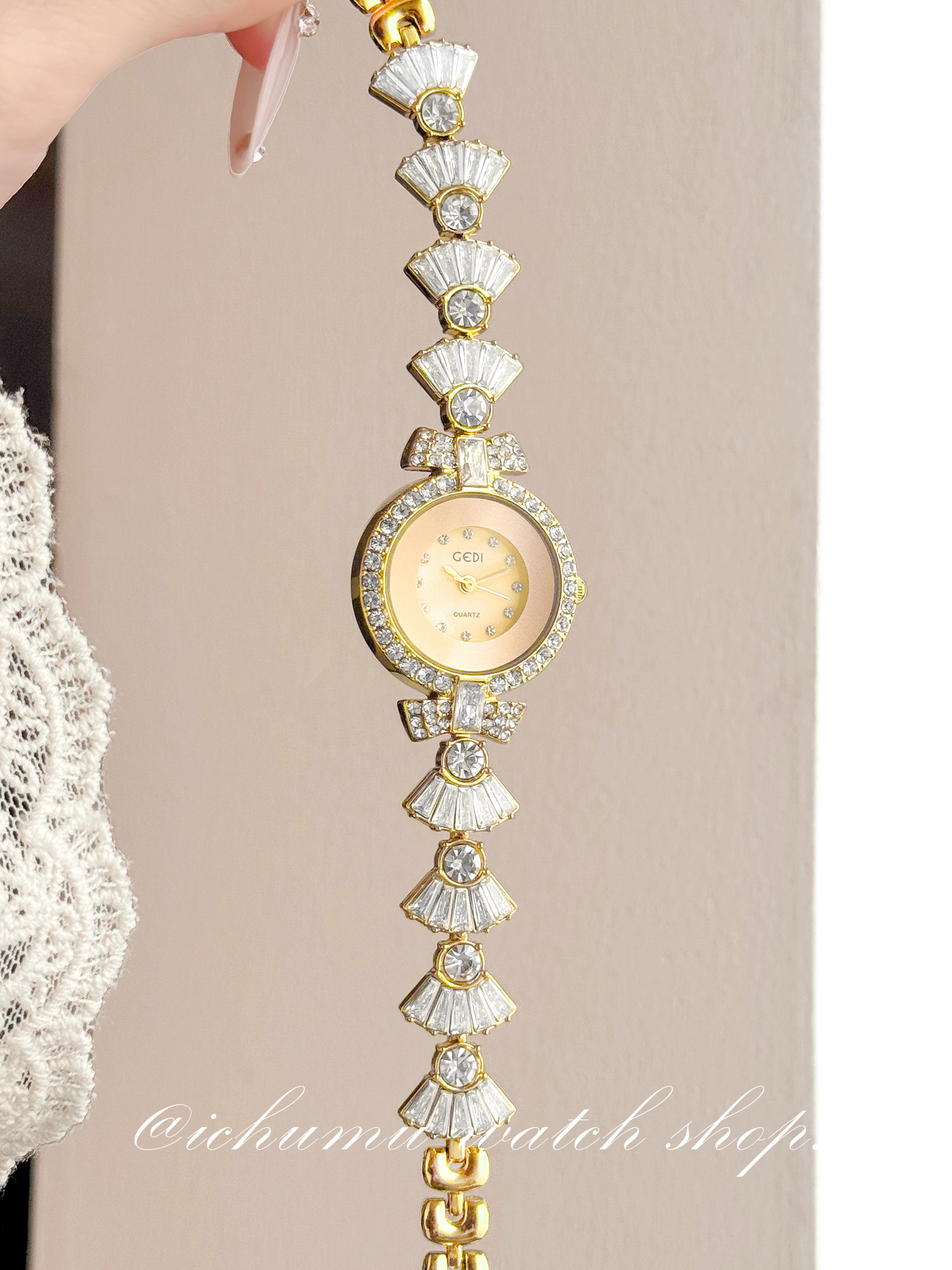 Luxury Watch Diamond - Jam Tangan Wanita Mermaid Mewah Ringan