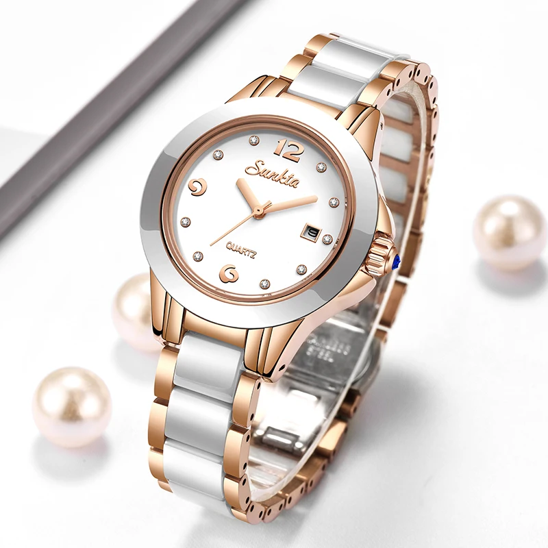 Luxury Watch Diamond - Sunkta Jam Tangan Wanita Kuarsa Kasual