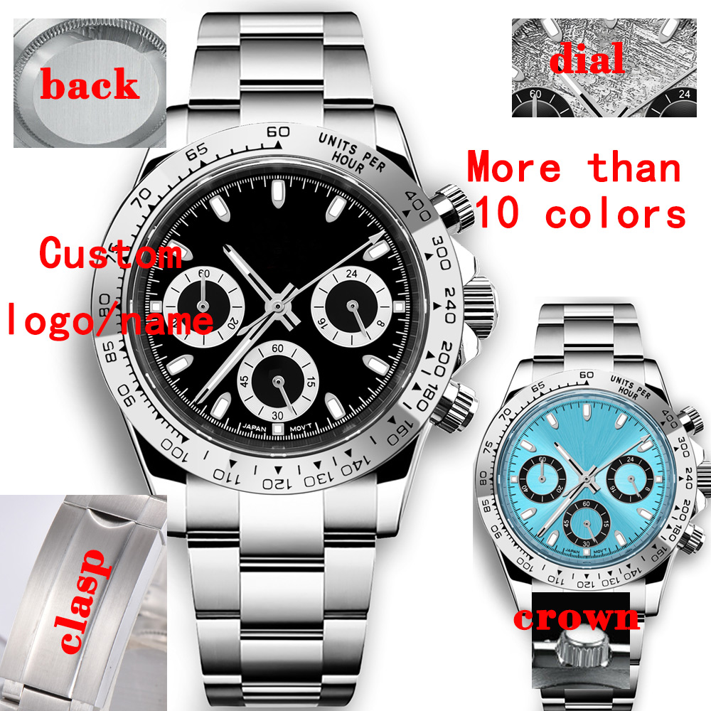 Luxury Watch Logos - Jam Tangan Quartz Custom 39mm untuk