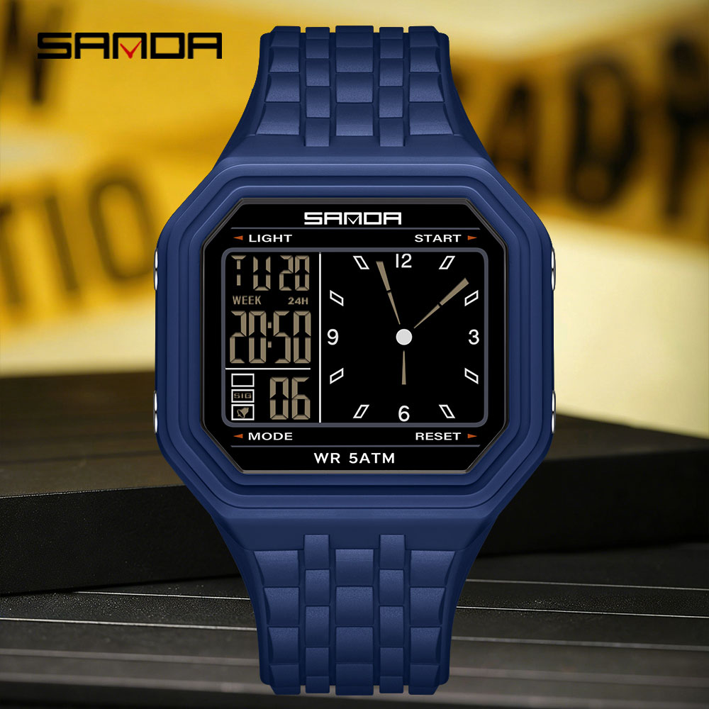 Luxury Watch Shop - Jam Tangan Elektronik Mewah Sanda Pria
