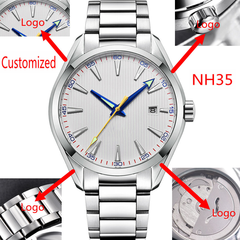 Luxury Watch Logos - Logo Kustom 41mm Jam Tangan Otomatis