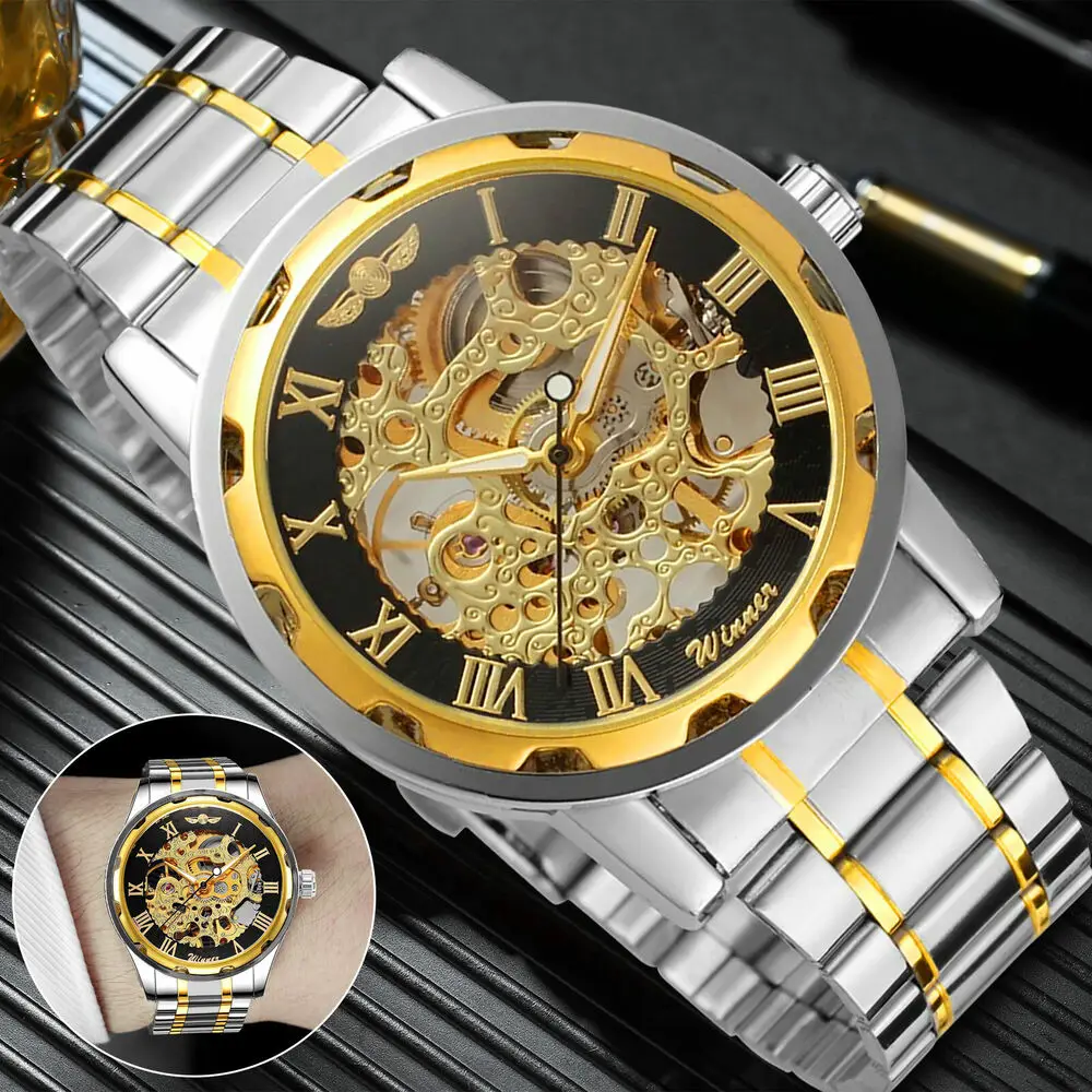 Luxury Watch Nice - Jam Tangan Gerakan Mekanis Angin Tangan