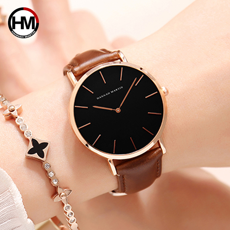 Luxury Watch Leather Strap - Hannah Martin jam tangan Ms fesyen,