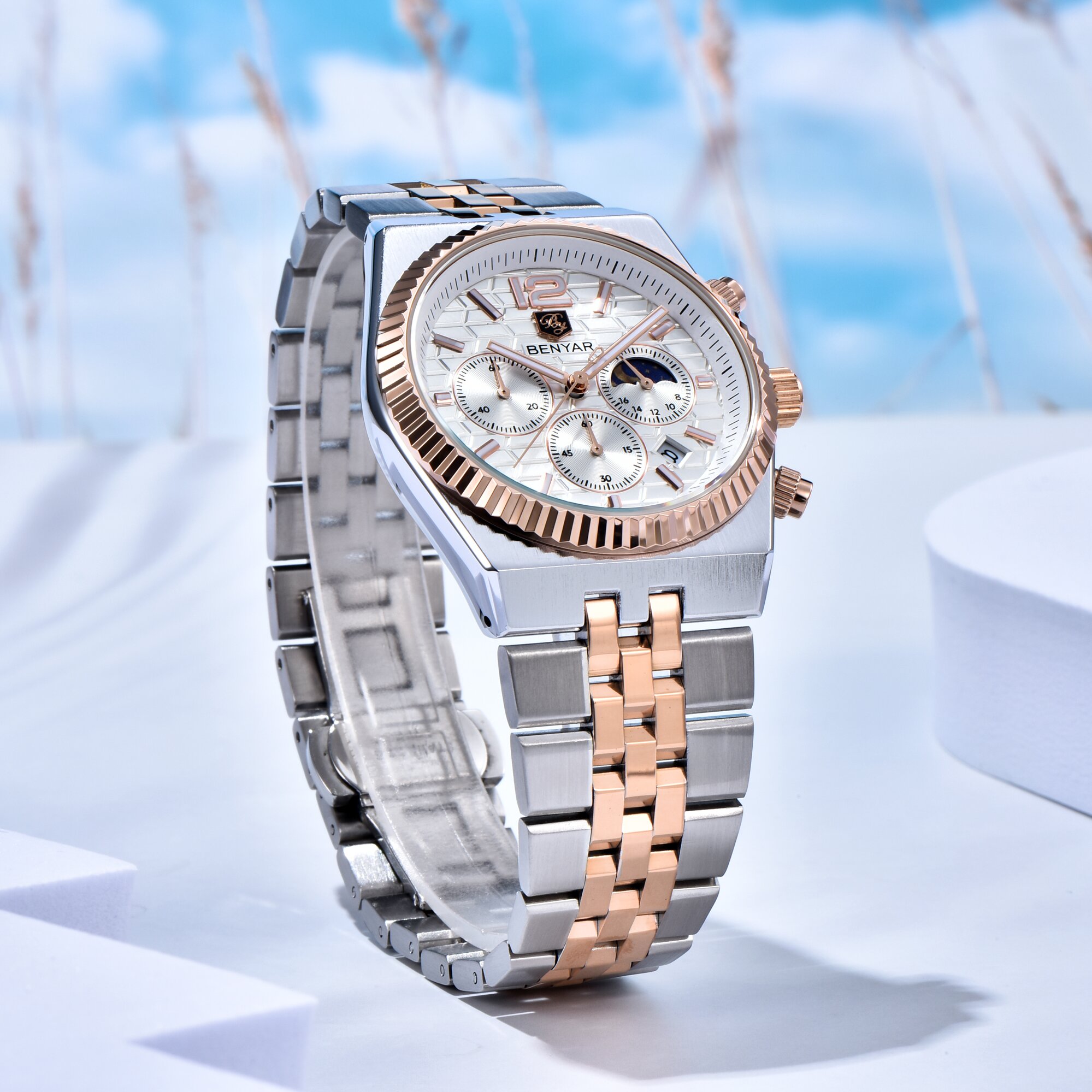 Jam Tangan Pria BENYAR Mewah D - Luxury Watch Wallpaper ulasan dan harga