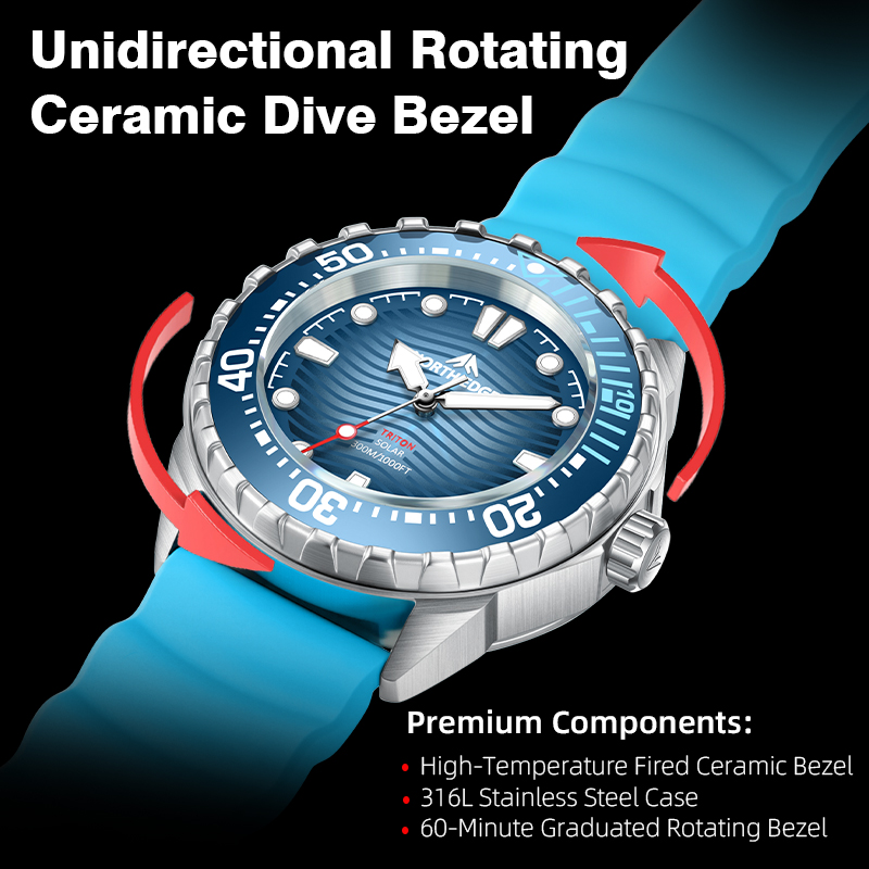 NORTH EDGE 2026 Jam Tangan Sel - Diver Watch 300M ulasan dan harga