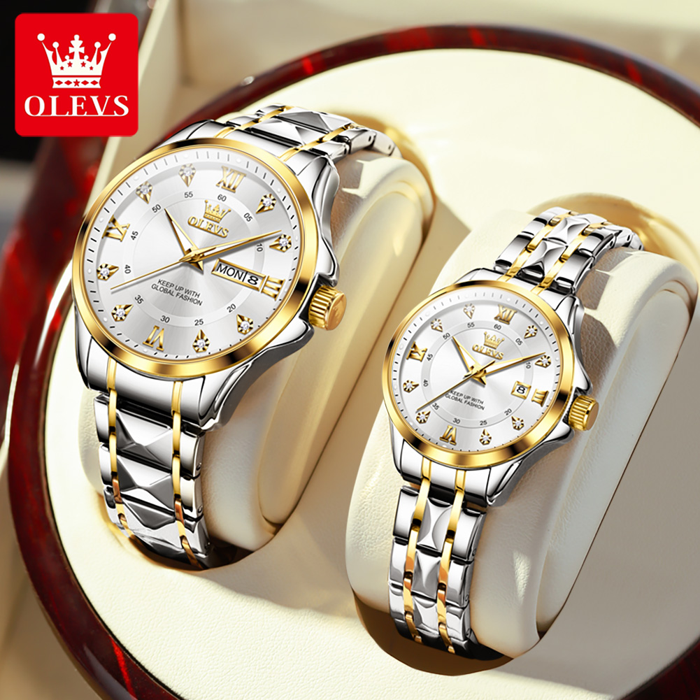 OLEVS 2906 Jam Tangan Pasangan - Luxury Watch Uk ulasan dan harga