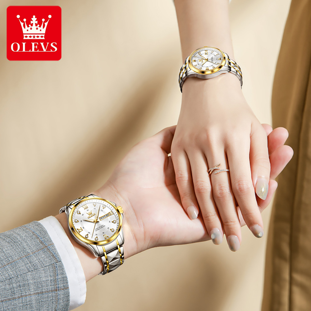 OLEVS 2906 Jam Tangan Pasangan - Luxury Watch Uk ulasan dan harga