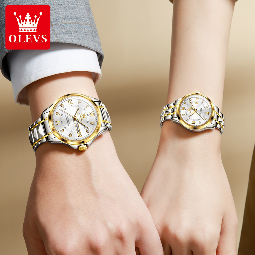 OLEVS 2906 Jam Tangan Pasangan - Luxury Watch Uk ulasan dan harga