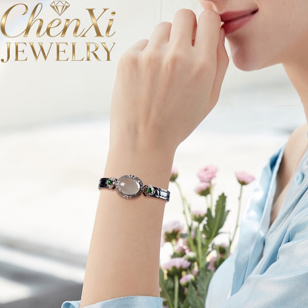 Gelang Jadeite Biru Air Alami  - Luxury Watch Grade ulasan dan harga