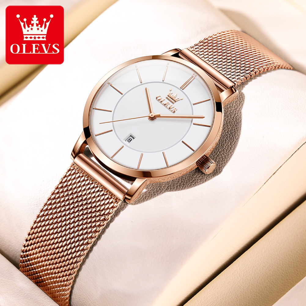 OLEVS Jam Tangan Wanita 5869 J - Luxury Watch Logos ulasan dan harga