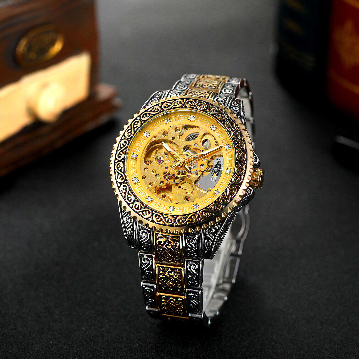 FORSINING jam tangan mekanis o - Luxury Watch Nice ulasan dan harga