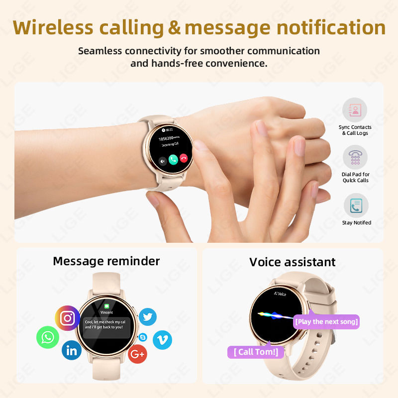 2026 LIGE Jam Tangan Pintar Wa - Luxury Watch On Wrist ulasan dan harga