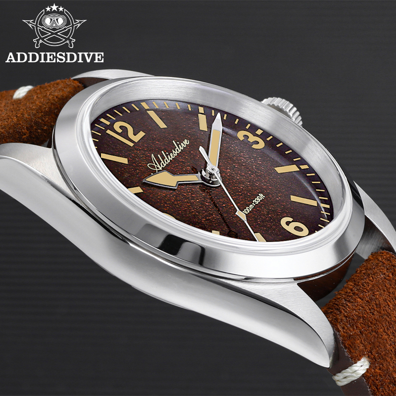 ADDIESDIVE Jam Tangan Kaca Saf - Luxury Watch Quality ulasan dan harga