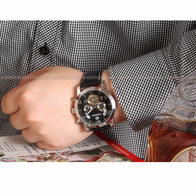 Forsining jam tangan mekanis p - Regulator Display Watch ulasan dan harga