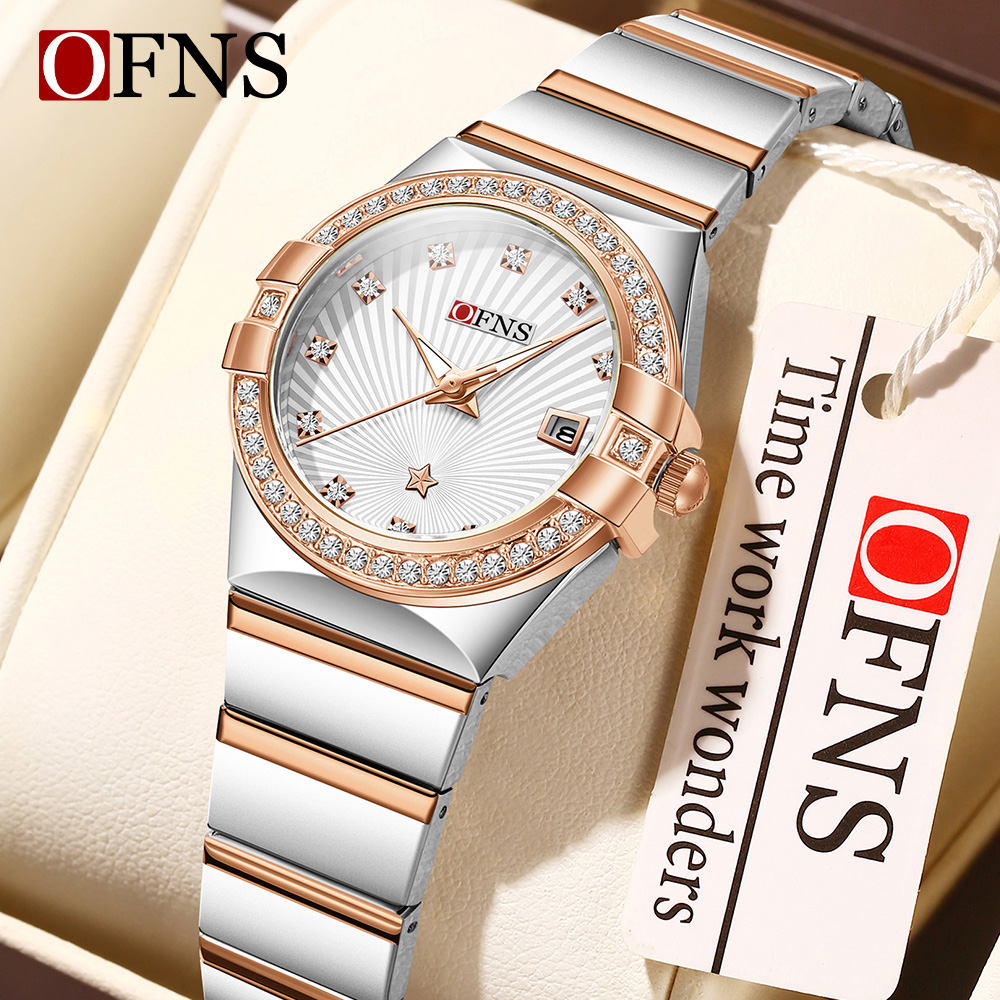 Jam Tangan Wanita Quartz OFNS  - Luxury Watch Shop ulasan dan harga