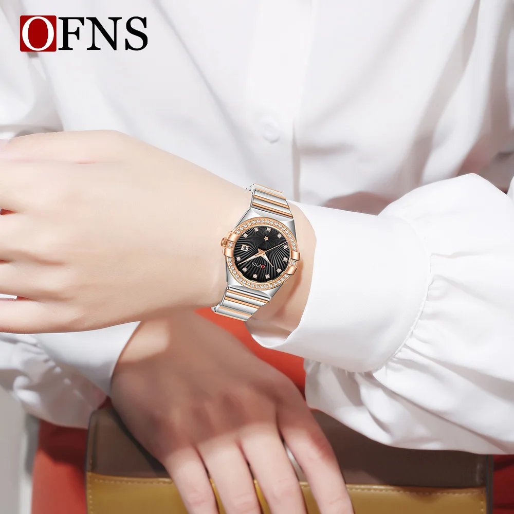 Jam Tangan Wanita Quartz OFNS  - Luxury Watch Shop ulasan dan harga