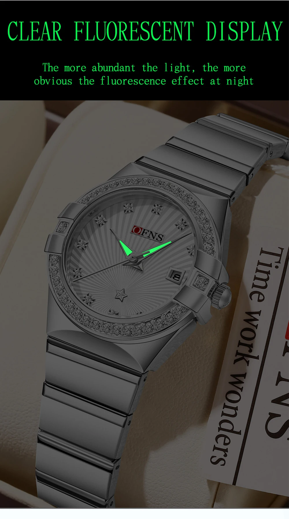 Jam Tangan Wanita Quartz OFNS  - Luxury Watch Shop ulasan dan harga