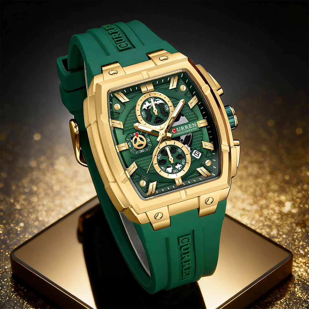 Jam Tangan Mewah Vintage CURRE - Luxury Watch Quality ulasan dan harga