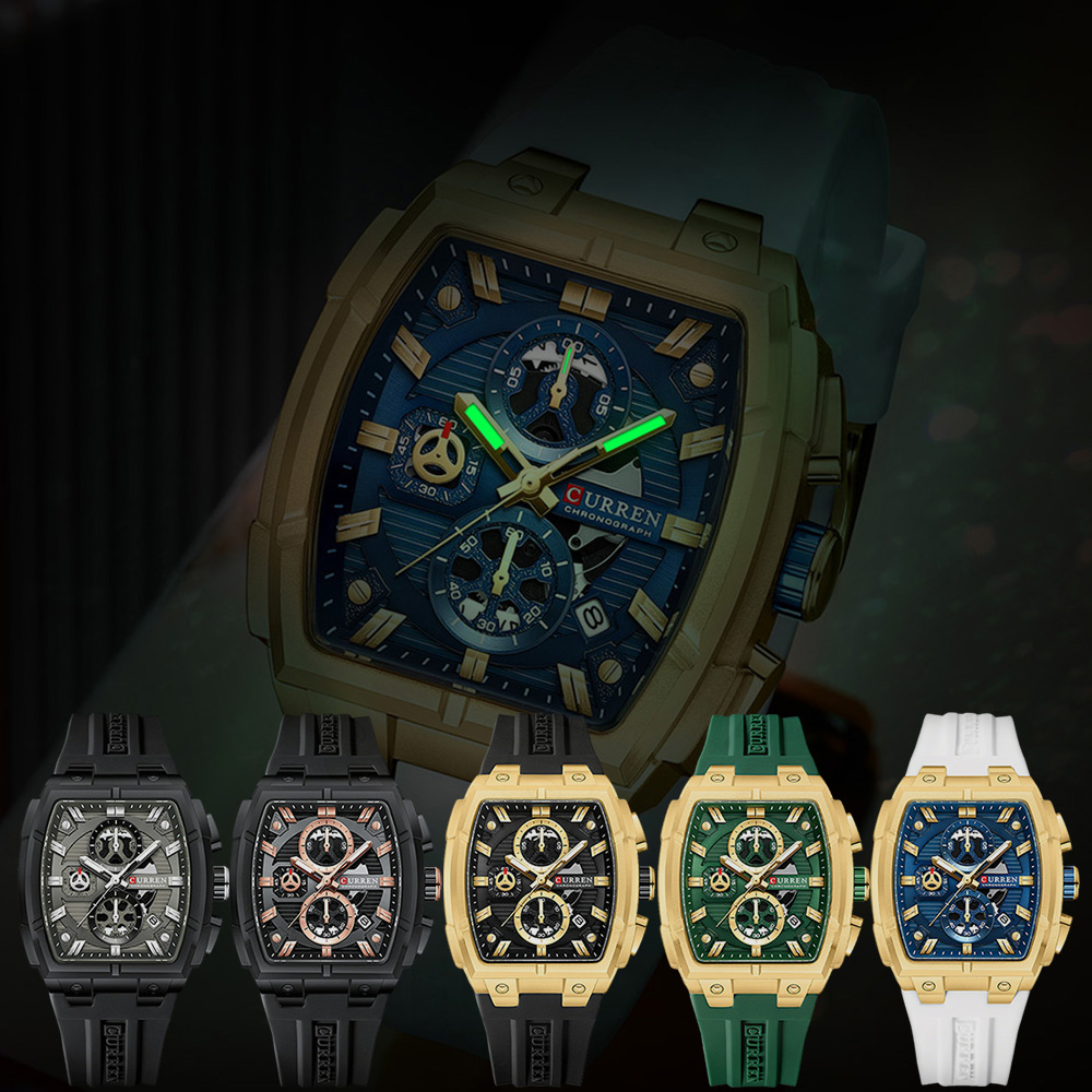 Jam Tangan Mewah Vintage CURRE - Luxury Watch Quality ulasan dan harga