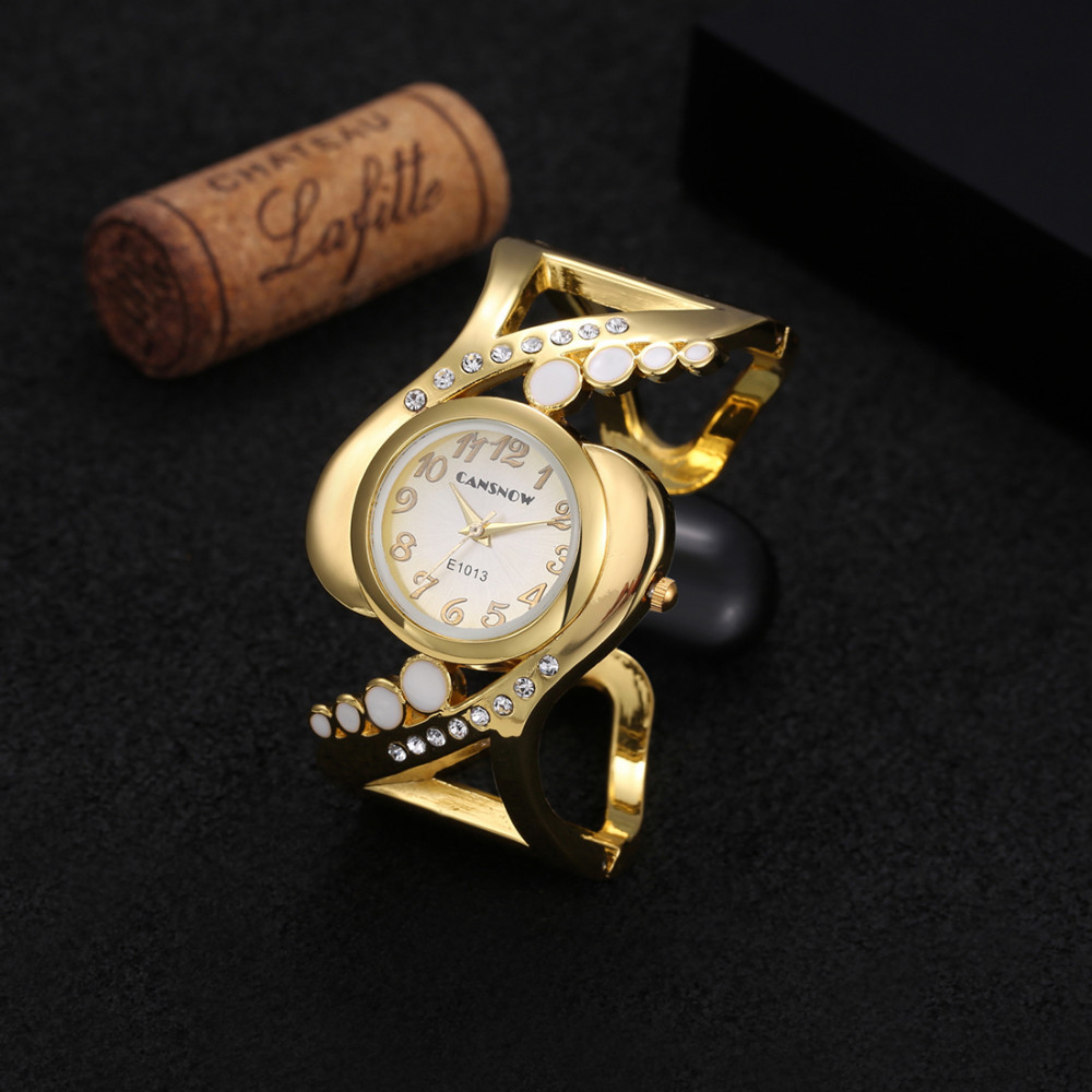 Mewah Emas Gelang Jam Tangan W - Luxury Watch Diamond ulasan dan harga