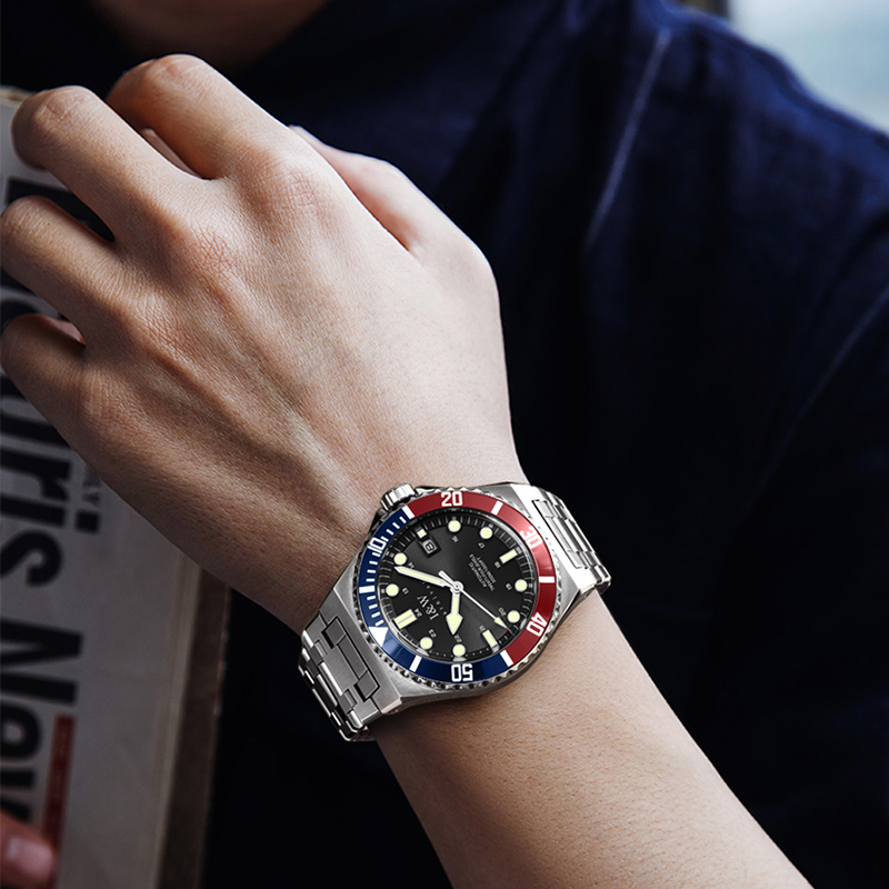 Jam Tangan Mekanis Tahan Air 3 - Diver Watch 300M ulasan dan harga