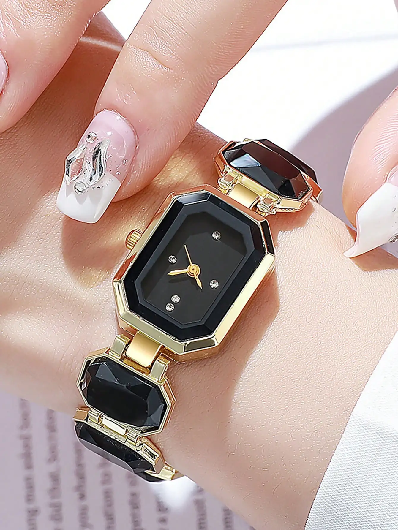 Jam Tangan Wanita Persegi Mewa - Luxury Watch Diamond ulasan dan harga