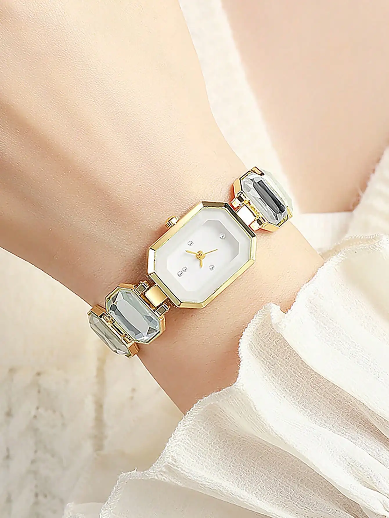 Jam Tangan Wanita Persegi Mewa - Luxury Watch Diamond ulasan dan harga