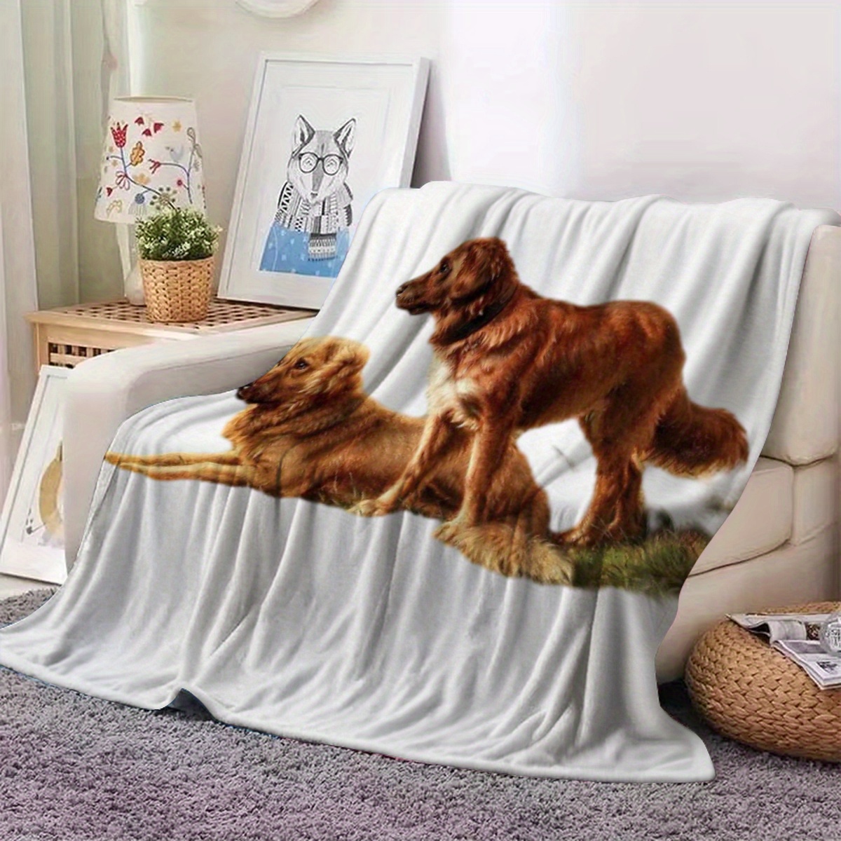 Selimut Flanel Desain Anjing P - Luxury Watch Grade ulasan dan harga