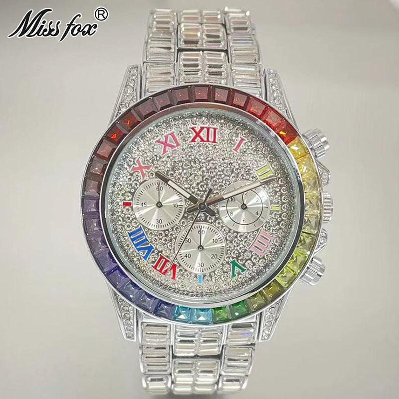 Jam Tangan Es Mewah MISSFOX un - Luxury Watch Wallpaper ulasan dan harga