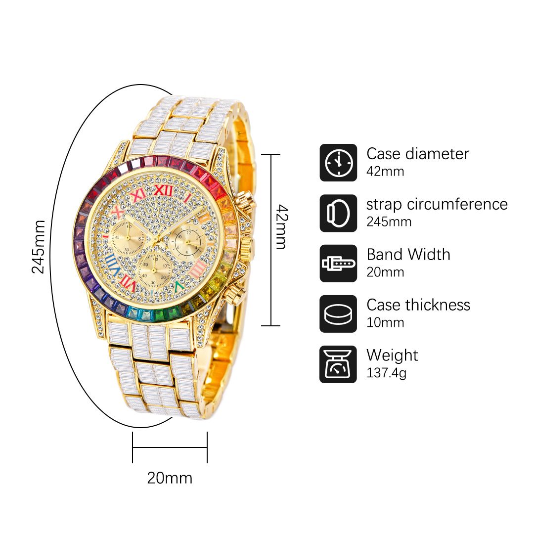 Jam Tangan Es Mewah MISSFOX un - Luxury Watch Wallpaper ulasan dan harga