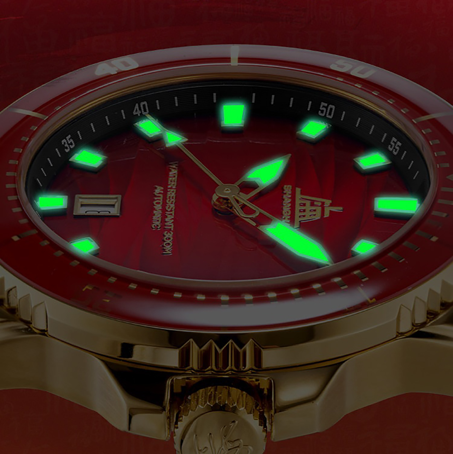 Jam Tangan Shanghai Jam Tangan - Diver Watch 300M ulasan dan harga