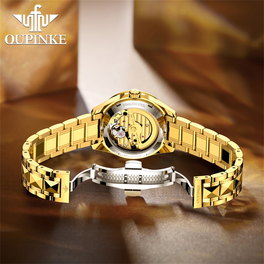 OUPINKE 3259 Jam Tangan Otomat - Sapphire Crystal Display ulasan dan harga