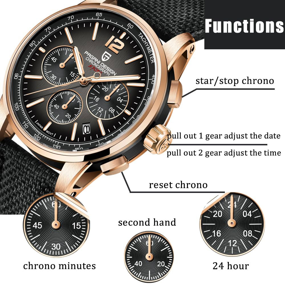 PAGANI DESIGN Jam Tangan Pria  - Luxury Watch Quality ulasan dan harga