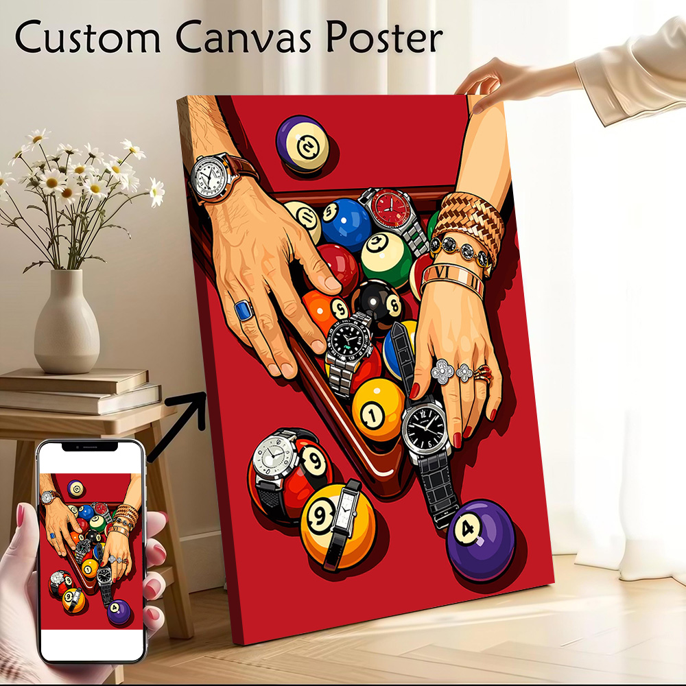 Poster Kanvas Cetak Jam Tangan - Luxury Watch Quality ulasan dan harga