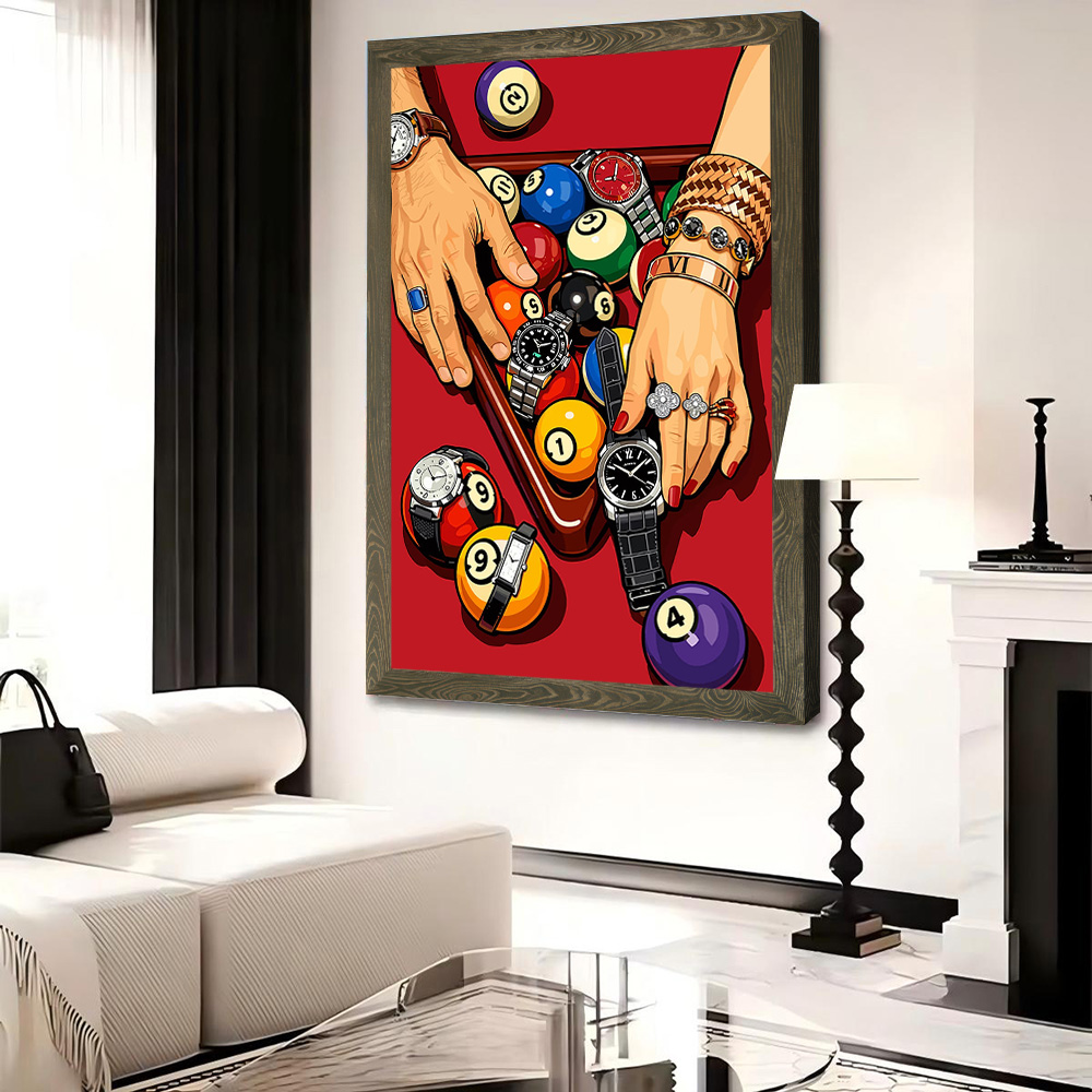 Poster Kanvas Cetak Jam Tangan - Luxury Watch Quality ulasan dan harga