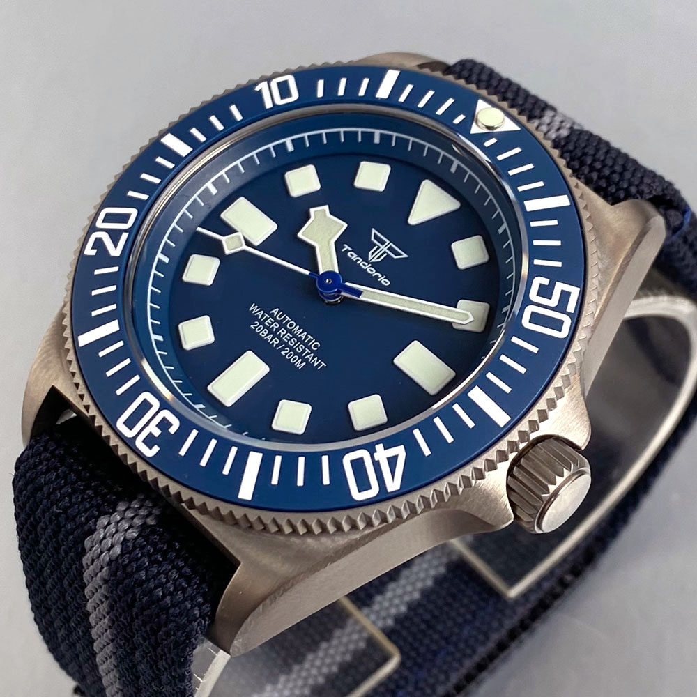 Casing Titanium Tandorio 42Mm  - Diver Watch 300M ulasan dan harga