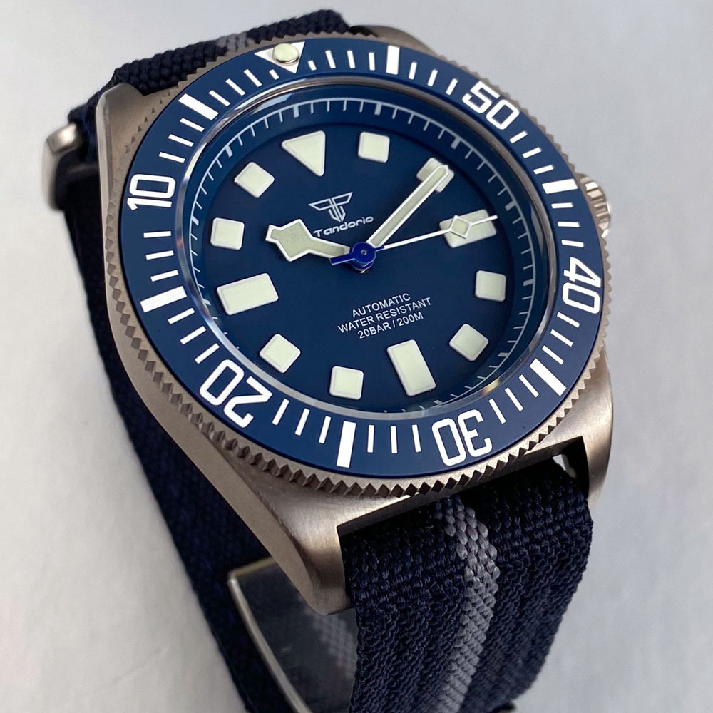 Casing Titanium Tandorio 42Mm  - Diver Watch 300M ulasan dan harga