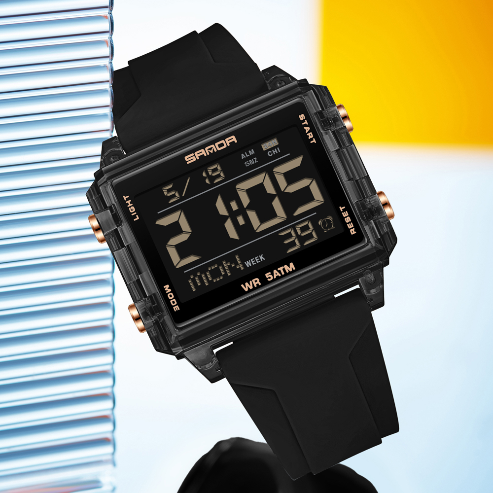SANDA Jam Tangan LED Modis Ber - Luxury Watch Brands In World ulasan dan harga