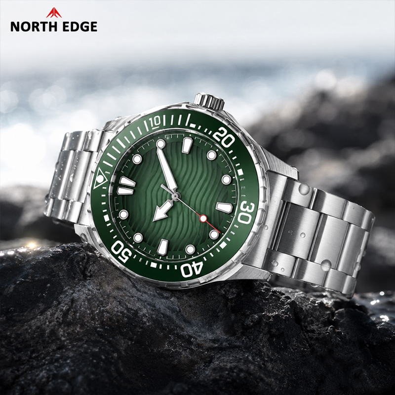 Jam Tangan Selam North Edge TR - Diver Watch 300M ulasan dan harga