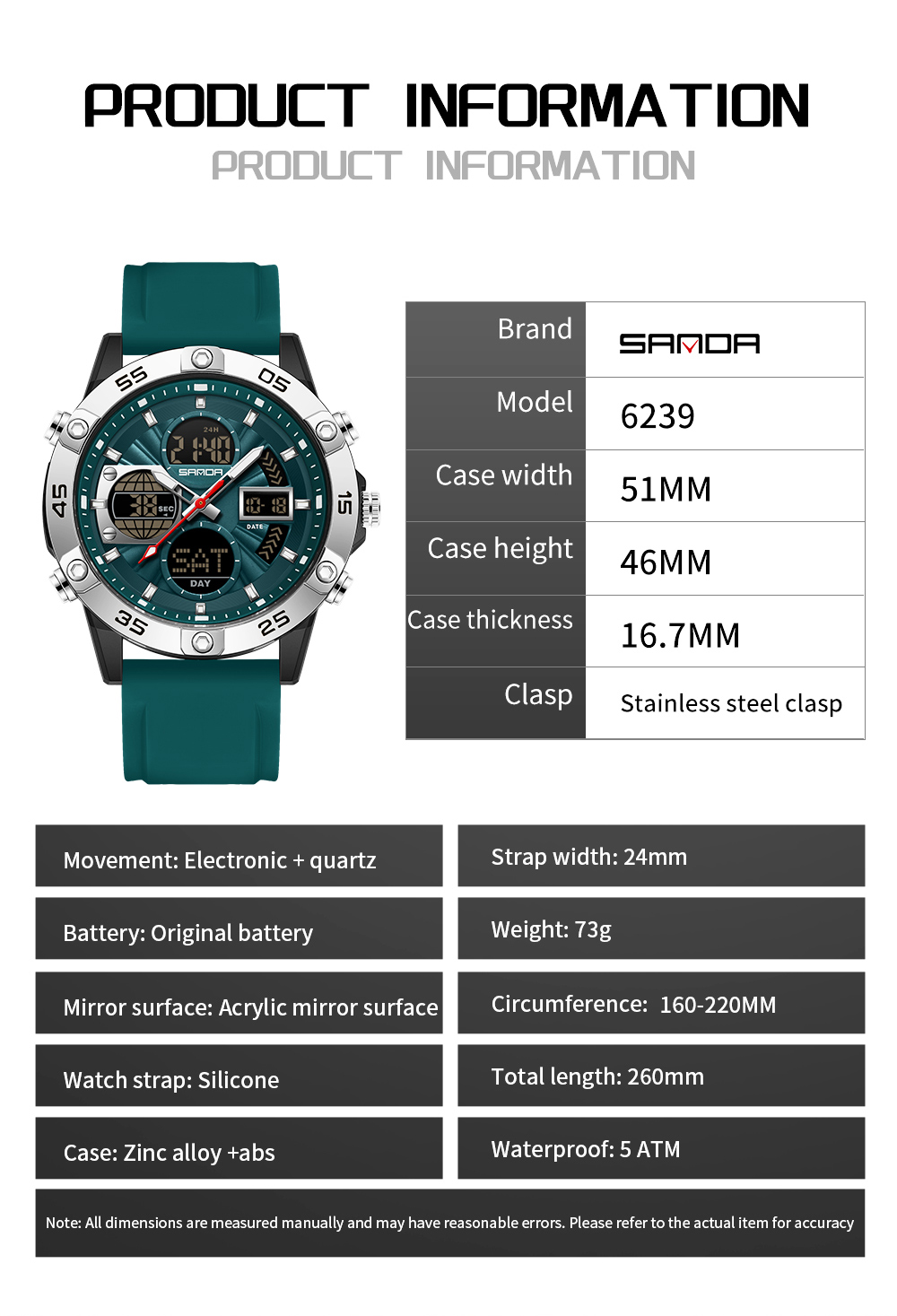 Jam Tangan Pria SANDA Fashion  - Luxury Watch Shop ulasan dan harga