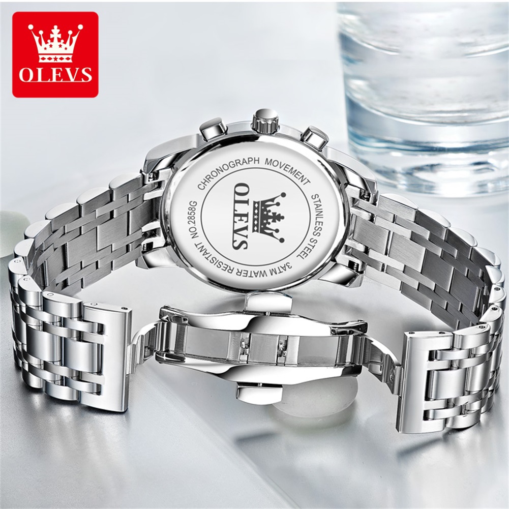 OLEVS Jam Tangan Pria Populer  - Luxury Watch Quality ulasan dan harga